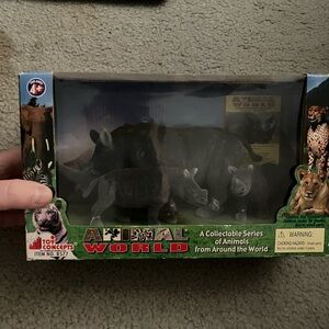 Animal World Toy Concepts Item No. 8577 Rhinoceros